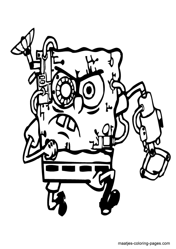 Sponge Bob kolorowanki